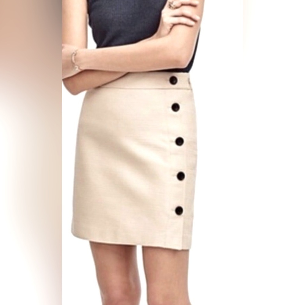 Ann Taylor Factory Button Skirt
